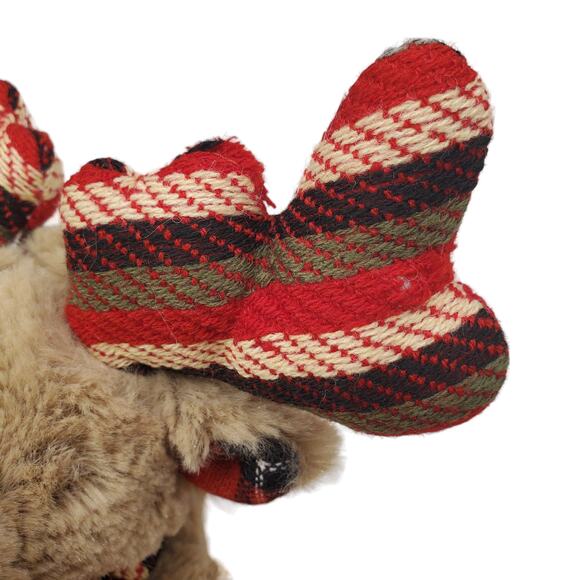 Pier 1 Imports Patches the Moose Plush Stuffed Collectible Christmas Moose Toys - Picture 4 of 9